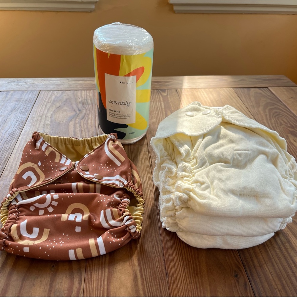 Brand New Essembly Cloth Washable Diapers Size 2